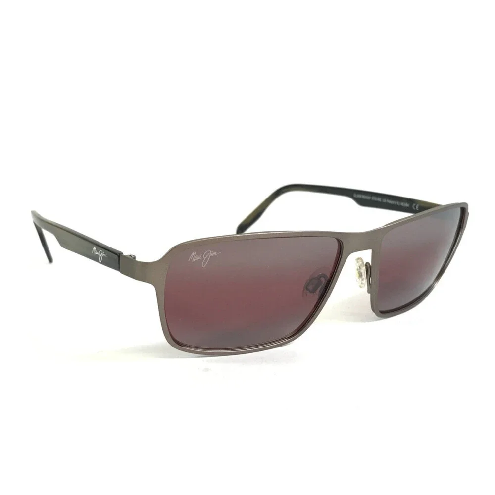 Maui Jim Sunglasses GLASS BEACH MJ748-22A Gray Frames with Maui Rose Lenses